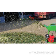 Hay And Green Gasoline Agricultural Grass Chaff Cutter